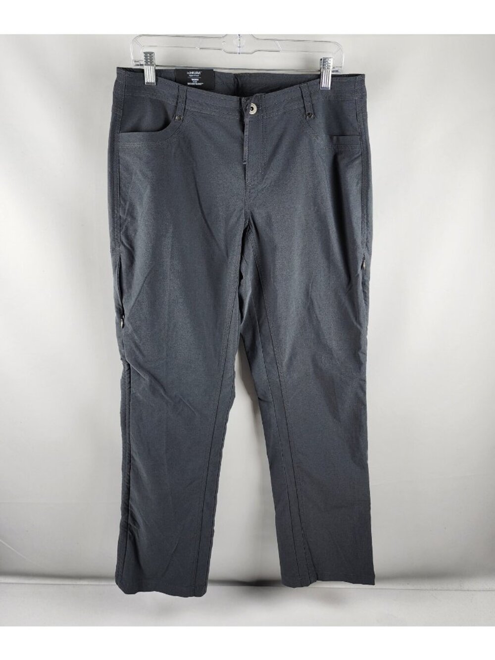SOLD OUT KUHL Pants Womens 12 Short Gray Trekr kuhlKurve Fit Stretch (32x30) NWT